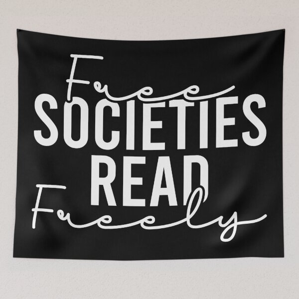 Item preview, Free Societies Read Freely designed and sold by Blonc-ou.
