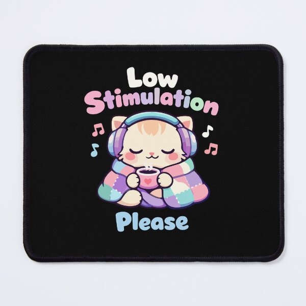Item preview, Low Stimulation Please – Cute Pastel Cat Neurodiversity designed and sold by FamaPod.