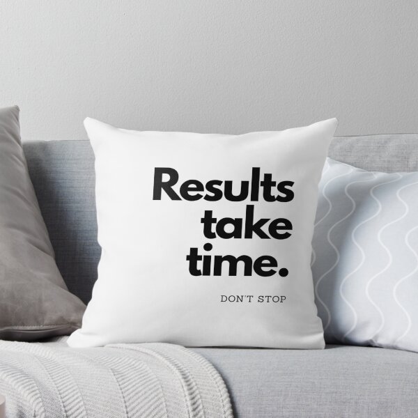 Item preview, Results Take Time – Minimalist Motivation Quote | Patience & Long-Term Mindset Design designed and sold by AXIS-EQUILIBRIO.
