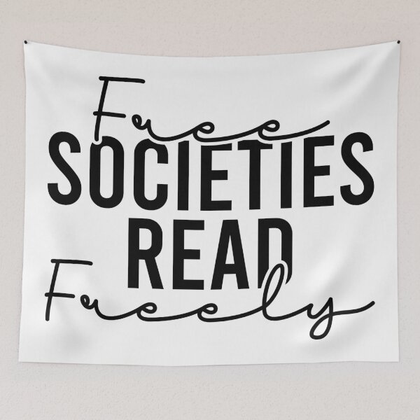 Item preview, Free Societies Read Freely designed and sold by Blonc-ou.