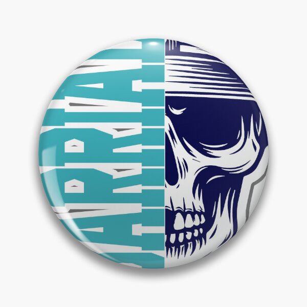 Item preview, Neighborhoods, blue skull designed and sold by Barriadas Streetwear.