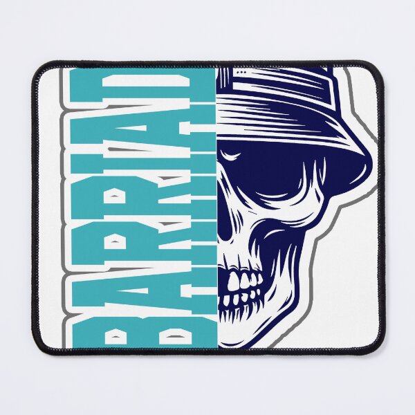 Item preview, Neighborhoods, blue skull designed and sold by Barriadas Streetwear.