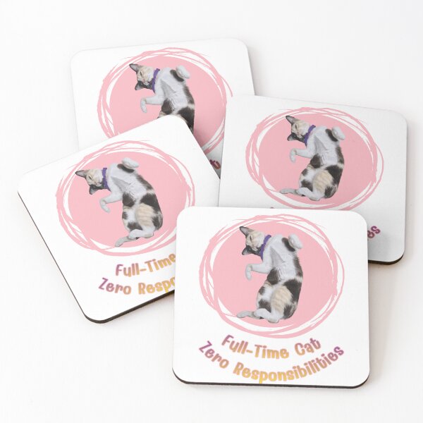Item preview, Funny Cat Gift for Cat Lovers – Full-Time Cat Zero Responsibilities designed and sold by Khong-Khwan.