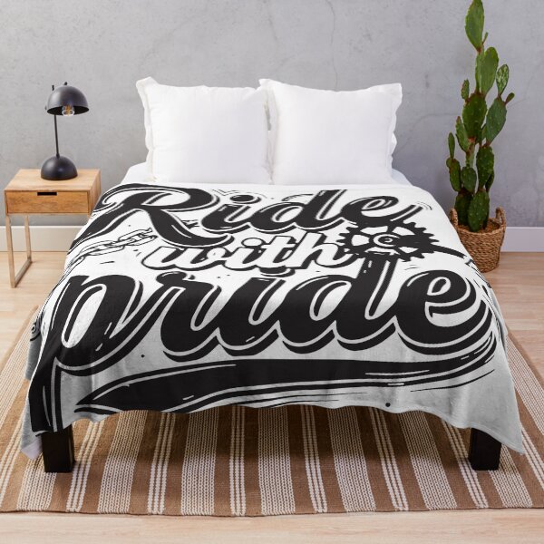 Item preview, Ride with Pride - Vintage Bicycle Typography designed and sold by ChainPower.