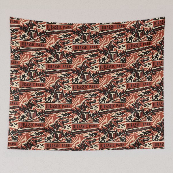Item preview, Jurassic Park Poster Style designed and sold by ChunkByChunk.