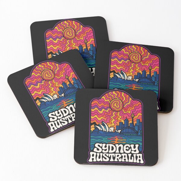 Item preview, Sydney Australia Travel Trippy Art designed and sold by TomFrontierArt.