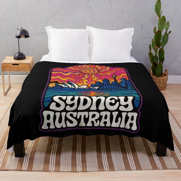 Item preview, Sydney Australia Travel Trippy Art designed and sold by TomFrontierArt.
