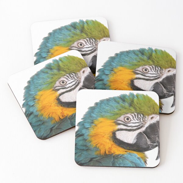 Item preview, Side portrait of a cute Macaw Parrot designed and sold by BarryMayfield.