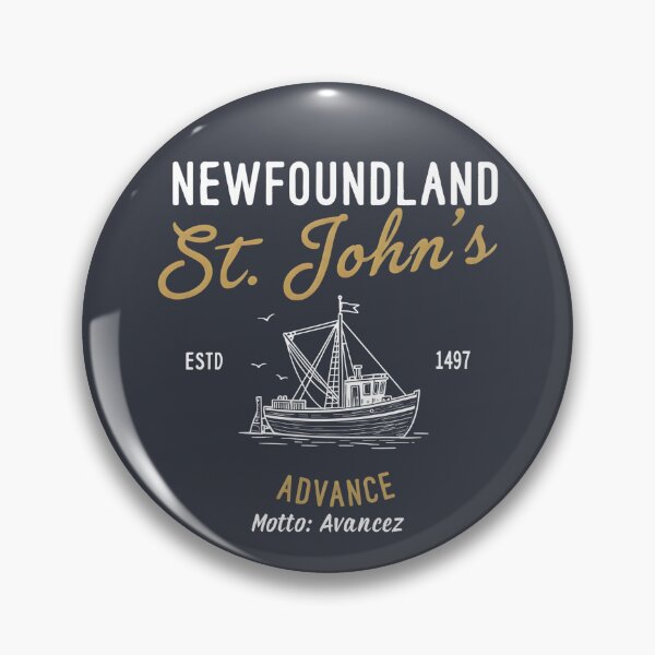 Item preview, St. John's Newfoundland Labrador Canada Simple Boat Pride Motto  designed and sold by HowToCanadian.