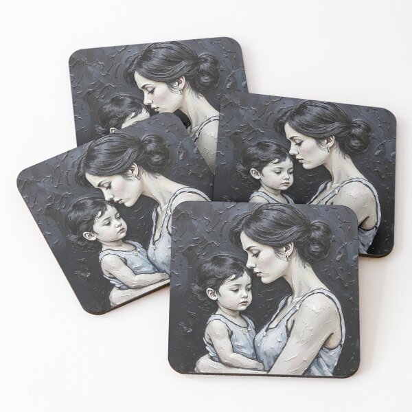 Item preview, Eternal Protection - Mother and Child Embrace designed and sold by The Design Asset Station.