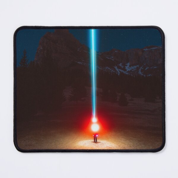 Item preview, Mysterious light under the stars – Night in the mountains designed and sold by Northprod.