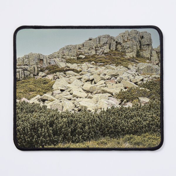 Item preview, Mountain landscape with rock formation on a hill. designed and sold by NaturePhotography.