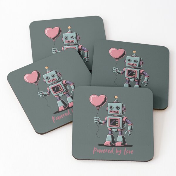 Item preview, Lindo robot retro con globo designed and sold by All About DigiCraft by Fedelina.