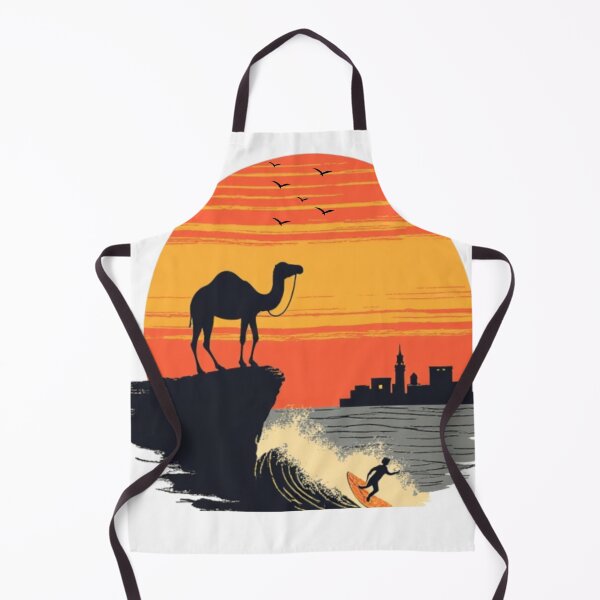 Item preview, Morocco camel surf vintage sunset designed and sold by Podnova.