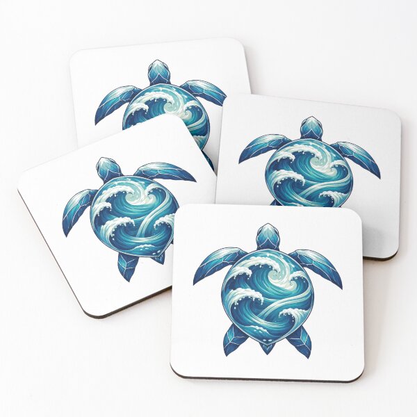 Item preview,  Ocean Wave Sea Turtle designed and sold by SOUFIANE1991.