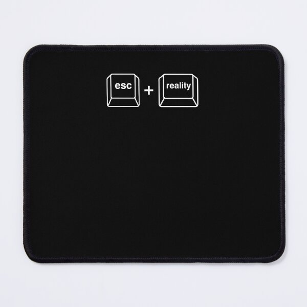 Item preview, Esc Reality (Black Edition) – Exit the ordinary ✨ designed and sold by QuotesPrints.