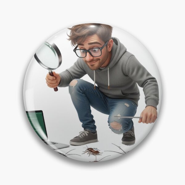Item preview, Bug Hunt Under the Microscope designed and sold by RØNI AI.