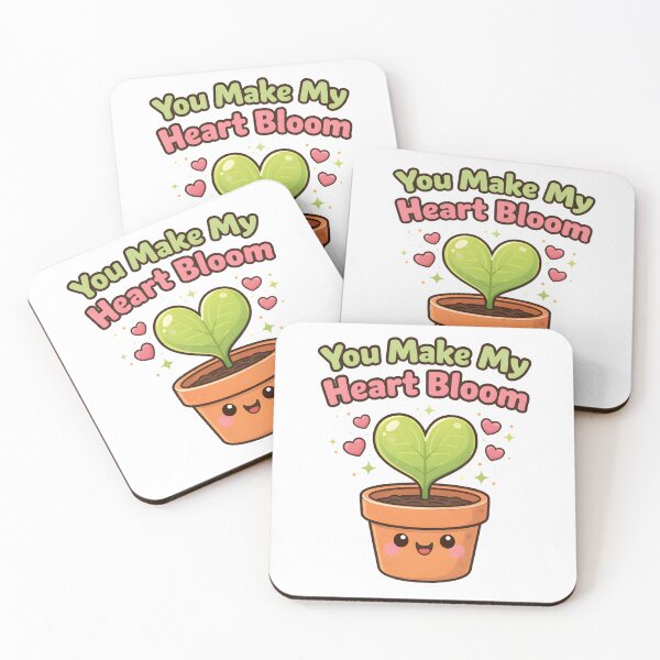 Item preview, You Make My Heart Bloom Cute Plant Love Design. designed and sold by The-T-In-Retro.