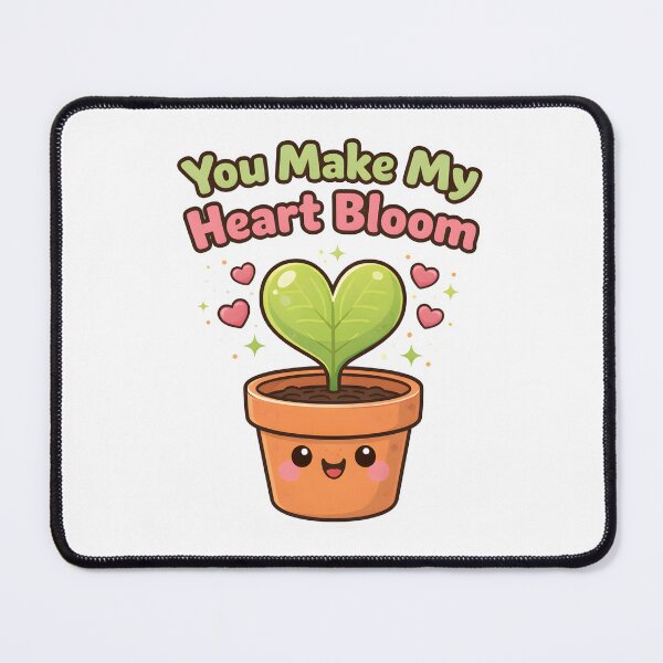 Item preview, You Make My Heart Bloom Cute Plant Love Design. designed and sold by The-T-In-Retro.