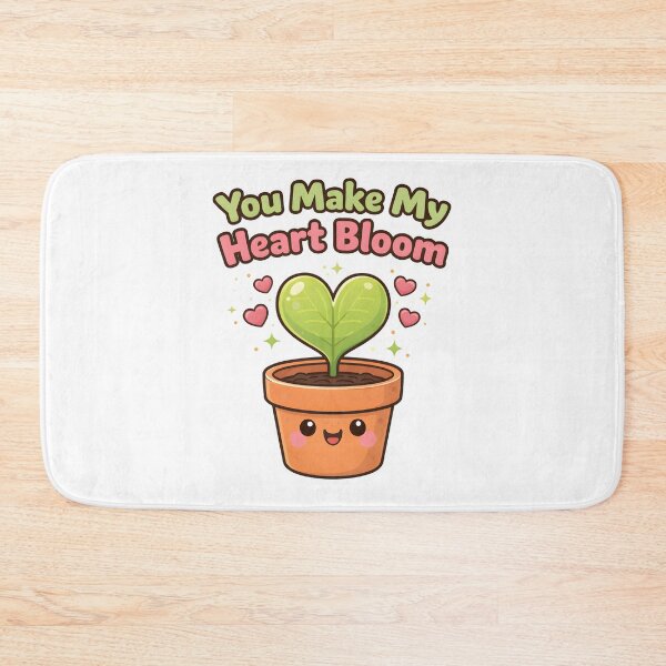 Item preview, You Make My Heart Bloom Cute Plant Love Design. designed and sold by The-T-In-Retro.
