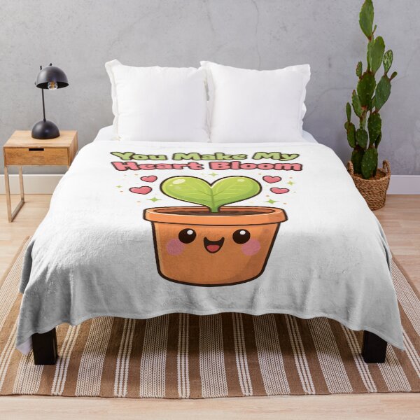 Item preview, You Make My Heart Bloom Cute Plant Love Design. designed and sold by The-T-In-Retro.