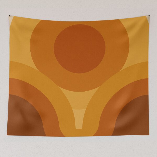 Item preview, Retro Concentric Sunset Design designed and sold by tonymagnerart.