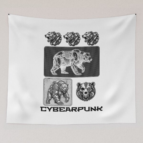 Item preview, The Cybernetic Bear designed and sold by krabbaraban.
