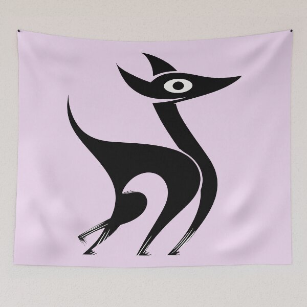 Item preview, Stylized Black Dog Modern Design 7 designed and sold by DigitalandPhoto.