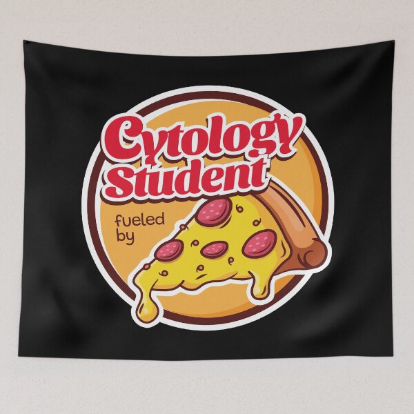 Item preview, Cytology Student Fueled By Pizza designed and sold by MaryAller.