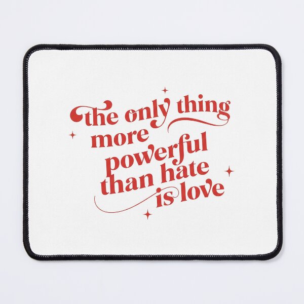 Item preview, Love Over Hate Powerful Retro Serif Art designed and sold by zzz888.