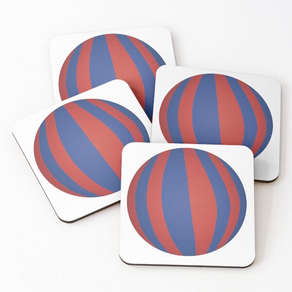 Item preview, Football in Crystal Palace colours designed and sold by BettyRoseDesign.