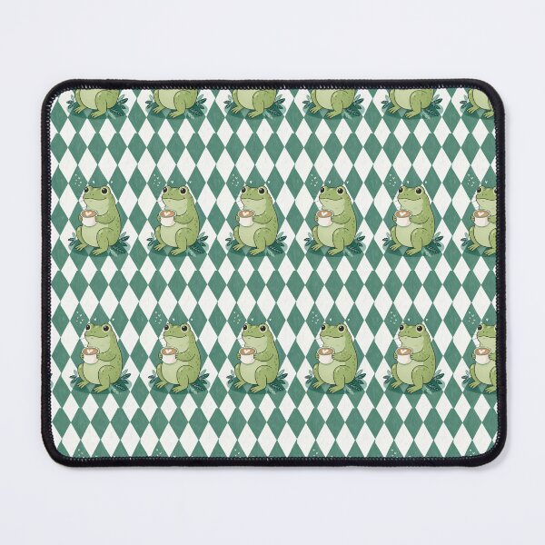 Item preview, Latte Time with Cozy Frog | Cute Relax Illustration designed and sold by HeyHas.