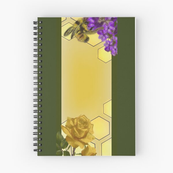 Item preview, Honeycomb heliotrope bee designed and sold by AziJ-Designs.