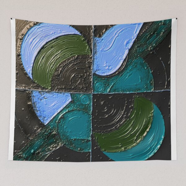 Item preview, crimson axis blend opposites colorful geometric abstract design designed and sold by SmashingDeals.