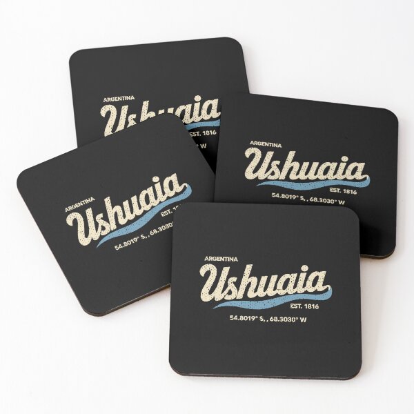 Item preview, Ushuaia Argentina Vintage badge – End of the World Patagonia Travel Retro Graphic designed and sold by paulo silveira.