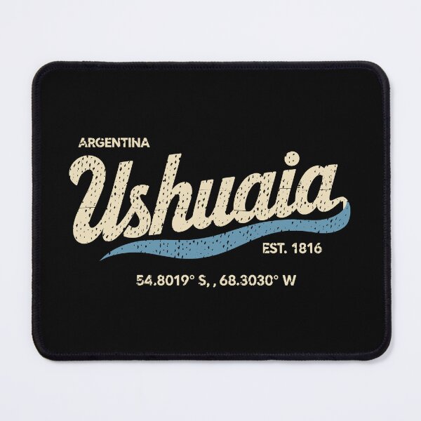 Item preview, Ushuaia Argentina Vintage badge – End of the World Patagonia Travel Retro Graphic designed and sold by paulo silveira.