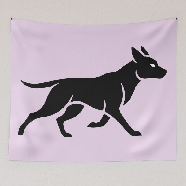 Item preview, Stylized Black Dog Modern Design 8 designed and sold by DigitalandPhoto.