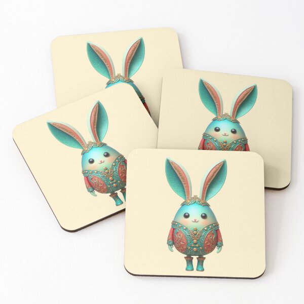 Item preview, Fashionable Easter Egg with Rabbit Ears Chic Design designed and sold by ideandesign.