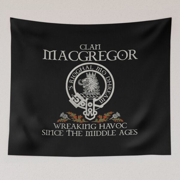 Item preview, Clan Macgregor Crest Scottish Surname Tartan Thistle Vintage designed and sold by LucLucas.