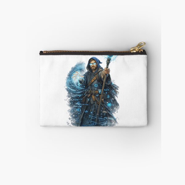 Item preview, Cyber Wizard with Blue Swirl designed and sold by RØNI AI.