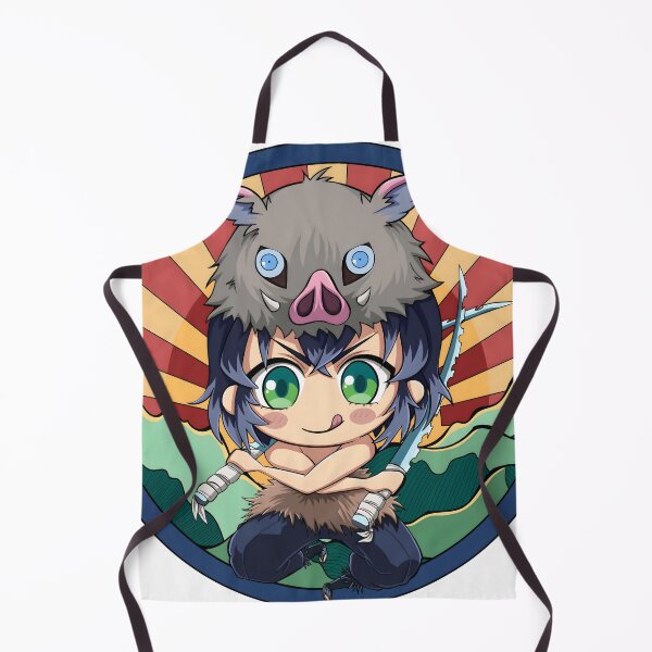 Artikelvorschau, Chibi Kimetsu no Yaiba – Inosuke entworfen und verkauft von Ink&Sugar by Eremia.