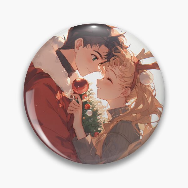 Item preview, Usagi and Seiya Christmas designed and sold by Solace Sparkles.