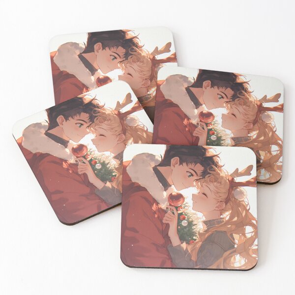 Item preview, Usagi and Seiya Christmas designed and sold by Solace Sparkles.