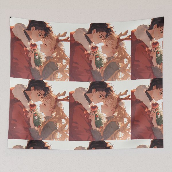 Item preview, Usagi and Seiya Christmas designed and sold by Solace Sparkles.