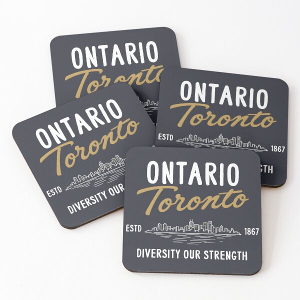 Item preview, Retro Toronto Ontario Canada Skyline Simple Motto  designed and sold by HowToCanadian.