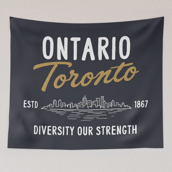 Item preview, Retro Toronto Ontario Canada Skyline Simple Motto  designed and sold by HowToCanadian.