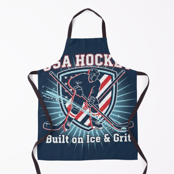 Item preview, USA Hockey Power Shot – Patriotic Ice Hockey Sports Design designed and sold by DRstore95.