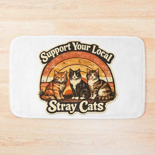 Item preview, Support Your Local Stray Cats designed and sold by KawaiiOrbit.