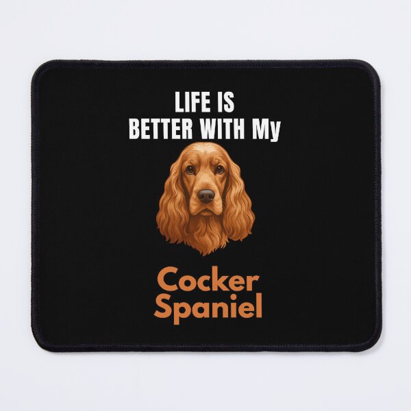 Item preview, Life Is Better With My Cocker Spaniel – Cute Dog Mom & Dog Dad Gift designed and sold by YAKOUT-STUDIO.