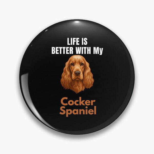 Item preview, Life Is Better With My Cocker Spaniel – Cute Dog Mom & Dog Dad Gift designed and sold by YAKOUT-STUDIO.